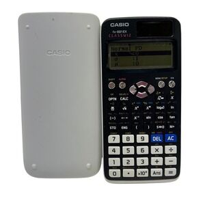 Casio fx-991EX ClassWiz Scientific Calculator Black White Solar Battery Dual Pwr